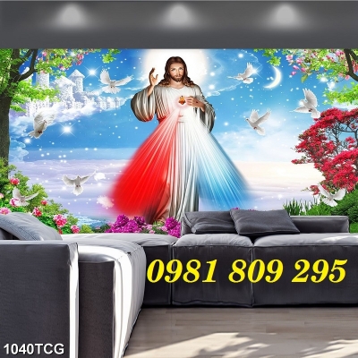 Gạch tranh công giáo , tranh chúa 3d