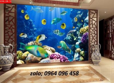 Tranh gạch cá heo 3d - DCNN73