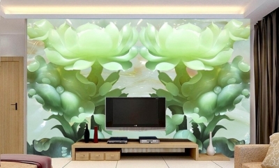 gạch tranh dán tường 3d tranh ngọc - DD3