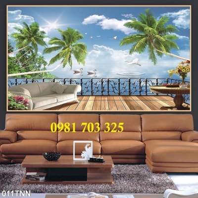 Tranh gạch phong cảnh trang trí