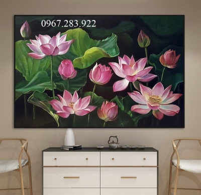 Gạch ốp tường 3D hoa sen