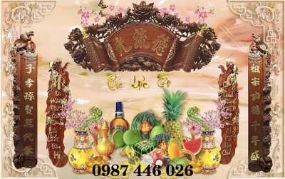 Tranh phòng thờ, gạch tranh ốp tường