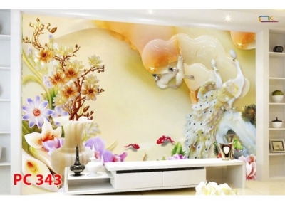 mẫu tranh gạch 3d dán tường - NF44
