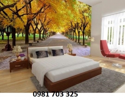 gạch ốp tường phòng ngủ- tranh gạch men 3D