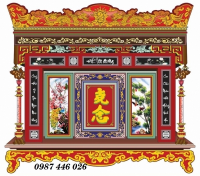 Tranh gạch men phòng thờ HP9224
