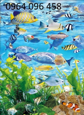 Tranh gạch 3d ốp bể bơi - MCBV77