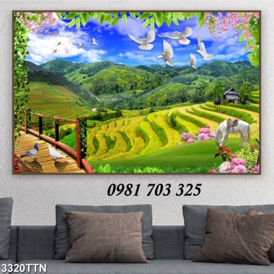 tranh phong khách- gạch tranh phong cảnh