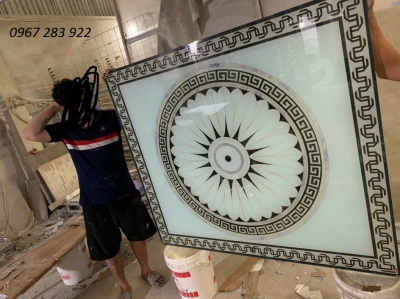 Thảm kính 3d chất liệu kính cường lực