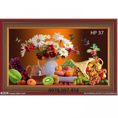 Tranh gạch phòng bếp