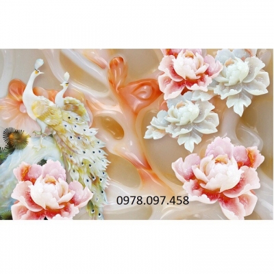 Gạch tranh 3D sứ ngọc