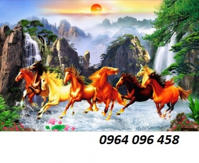 Tranh 3d mã đáo thành công tranh gạch 3d - 543DK