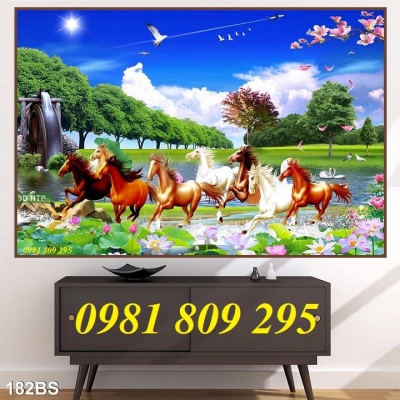 Tranh  gạch mã đáo thành công - tranh gạch men