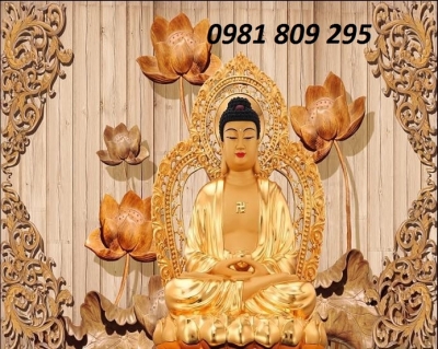 tranh phật 3d - gạch tranh ốp tường