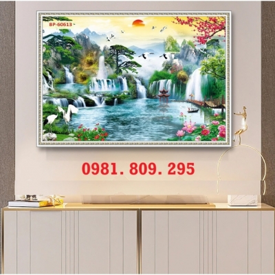 Gạch 3d , tranh gạch phòng khách HSG949