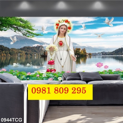 Gạch tranh , tranh gạch công giáo 3d