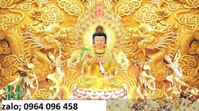 Tranh gạch ốp tường hình phật - GCF43