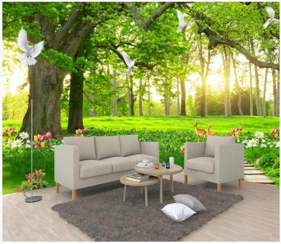 Tranh gạch 3D phòng khách