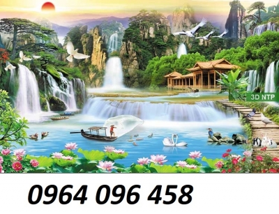 Tranh gạch phong cảnh thiên nhiên 3d ốp tường - 942DP