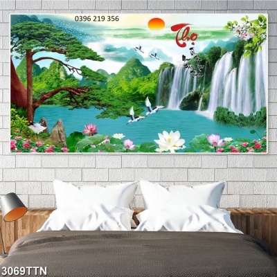 Tranh gạch men ốp tường 3d trang trí