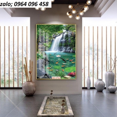 Tranh 3d tranh gạch 3d ốp tường cầu thang - GDS6