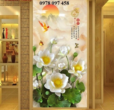 Gạch tranh bình hoa