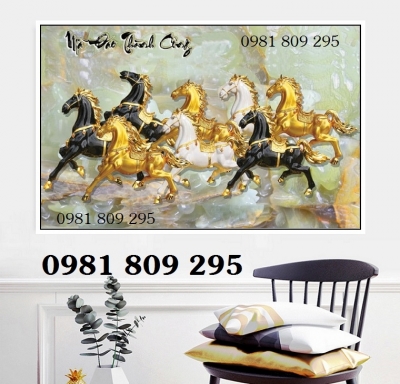 Tranh gạch mã đáo thành công GF834R