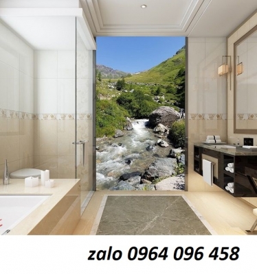 Tranh gạch 3d phòng tắm - FCXZ3