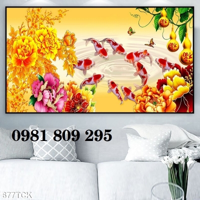 gạch tranh - tranh trang trí sứ ngọc hoa sen