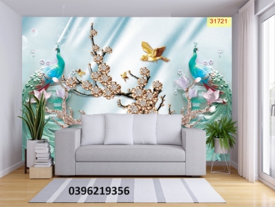 Tranh gạch công phượng 3D trang trí đẹp