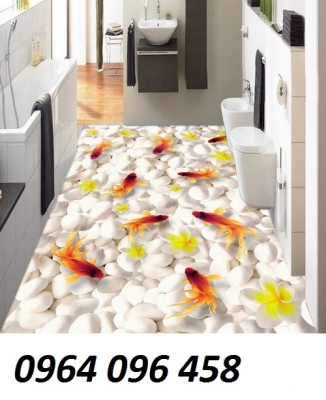 Tranh gạch 3d lát sàn phòng khách đẹp - CN955
