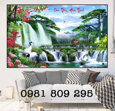 Gạch phong cảnh cội nguồn , tranh gạch