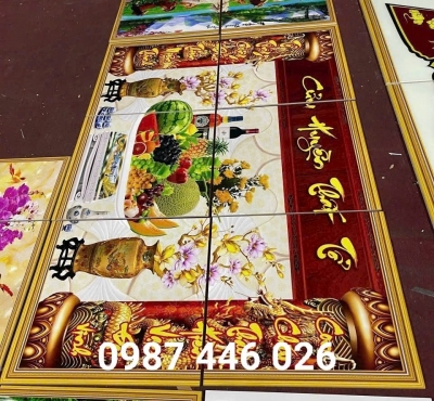 Gạch ốp tường tranh gạch 3d đẹp