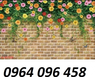 Tranh gạch 3d hoa hòng leo - SHG51