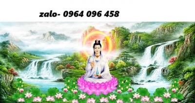 Tranh gạch 3d phật quan âm - NXC63