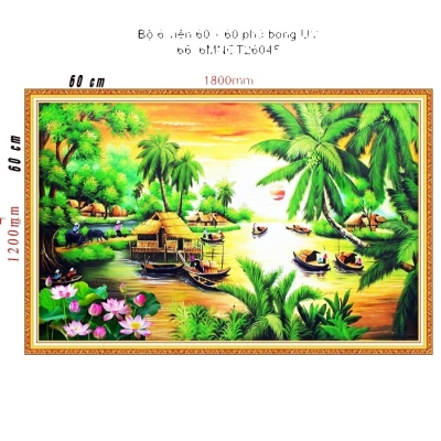 Tranh dán tường phòng khách