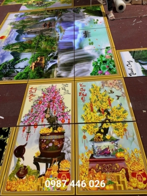 Gạch ốp tường, tranh trang trí 3d