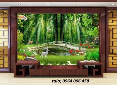 Gạch tranh 3d ốp mộ - SXBV83
