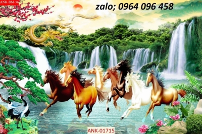Tranh gạch 3d mã đáo thành công phong thủy - 864DL