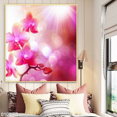 Tranh gạch hoa 3d trang trí tường