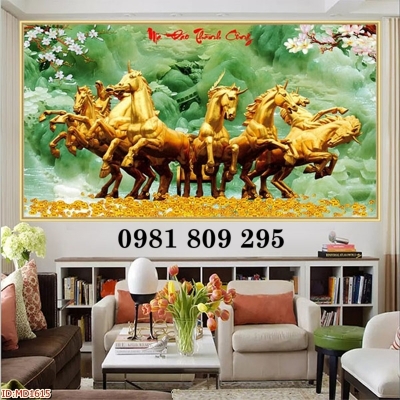 Gạch tranh , gạch ốp tường , tranh gạch phòng khách HD9294