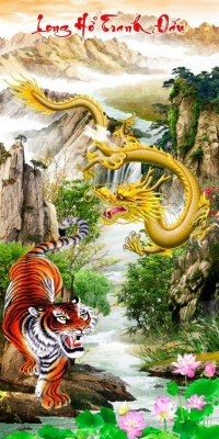 Gạch tranh đẹp hình hổ 3D