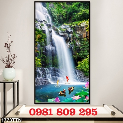 Tranh gạch men khổ đứng JHYT4