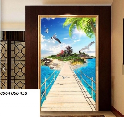 tranh gạch men 3d cảnh biển - CBB64