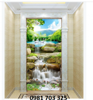 Tranh gạch men khổ đứng