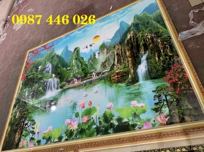 Ảnh thực tế, gạch ốp tường đẹp 3d HP982