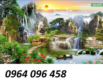 Tranh gạch men 3d phong cảnh thiên nhiên - AMC33
