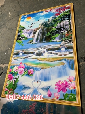 Gạch tường tranh gạch men 3d HP982