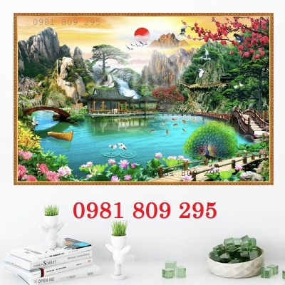 Tranh gạch phong cảnh đẹp