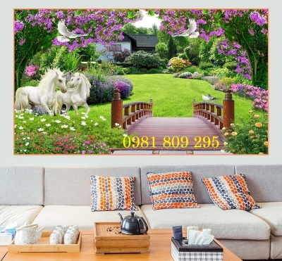 Gạch tranh phong cảnh đẹp