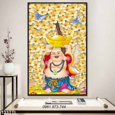 Tranh 3D thần tài